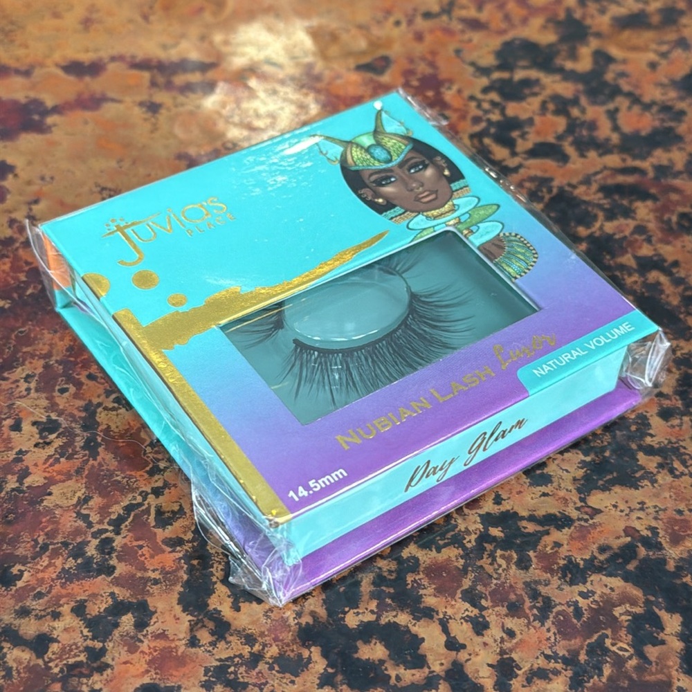 Faux Mink Eyelashes Juvias Place Nubian Lash Luxor Natural Volume-25+Uses-14.5mm